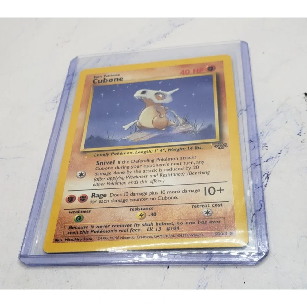 Cubone 50/64 Common Jungle Pokemon Unlimited Lightly Played